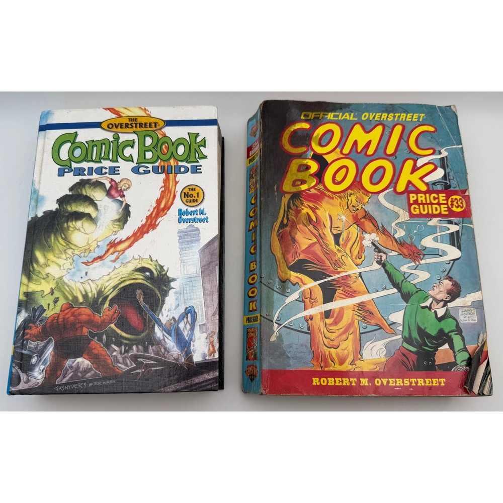 Overstreet Comic Book Price Guide 31st & 33rd Edition Lot Robert M Overstreet